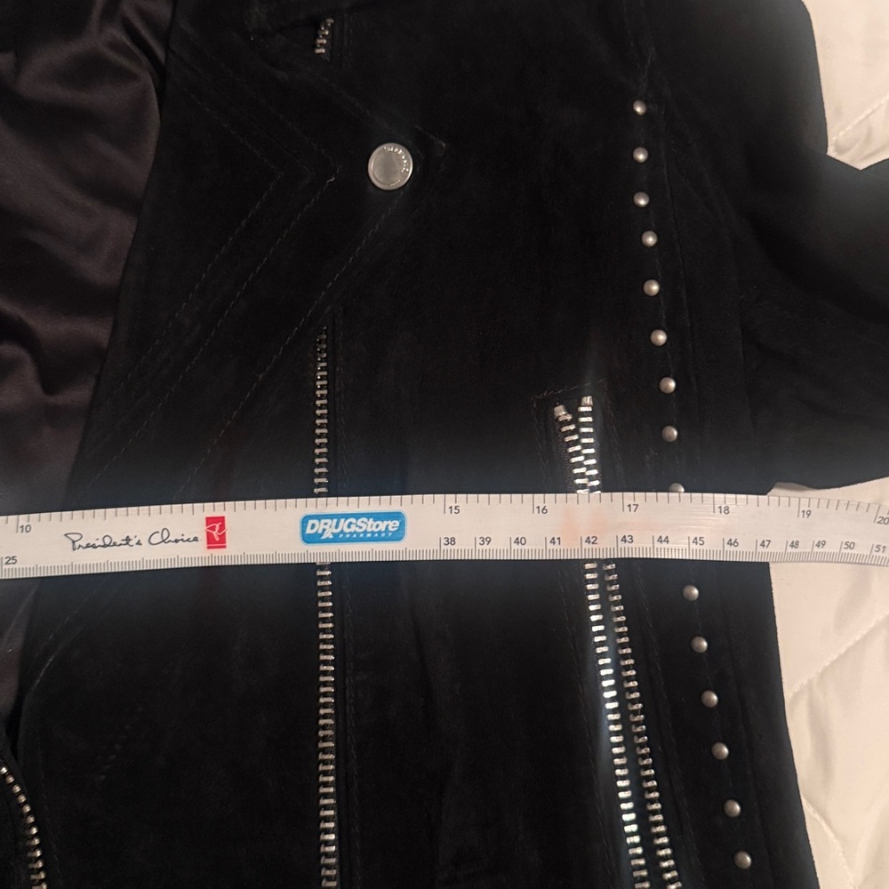 Blank NYC Black Studded Suede Jacket - Picture 7 of 8